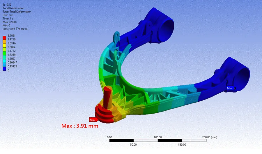 Brazos de control superiores delanteros mejorados para Tesla 3 y Tesla Y por SH Auto Parts